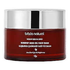 Kuşburnu Günlük Nemlendirici Yüz Balmı - Aydınlatıcı ve Leke Karşıtı %100 Doğal, BADE NATURAL